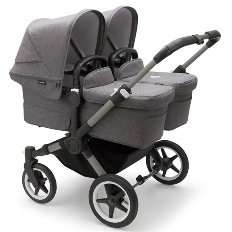 Bugaboo Donkey 5 Twin Graphite/Grey Melange 1