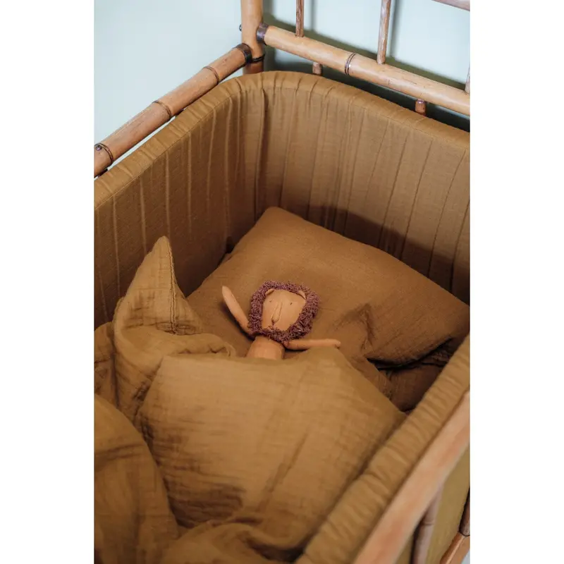 By Klipklap Golden Brown Bed Bumper 2