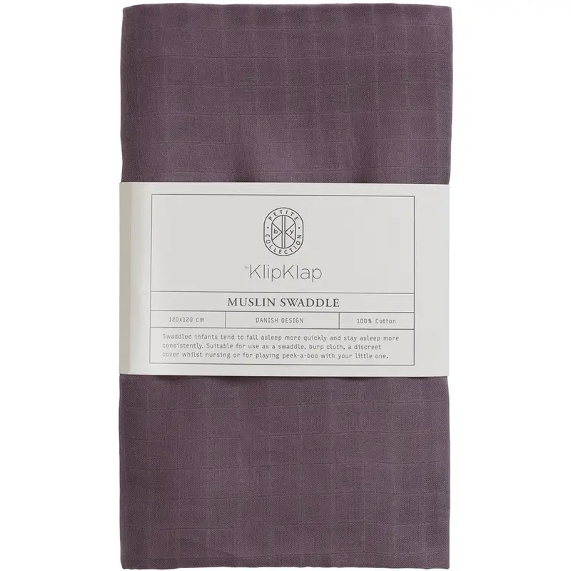 By Klipklap Lavender Swaddle 1