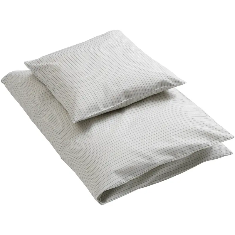 By Klipklap Moon Grey Alfred Stripe Bedding 1