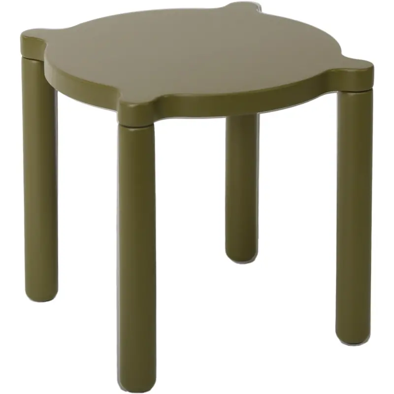 By Klipklap Olive Green Stacking Stool 1