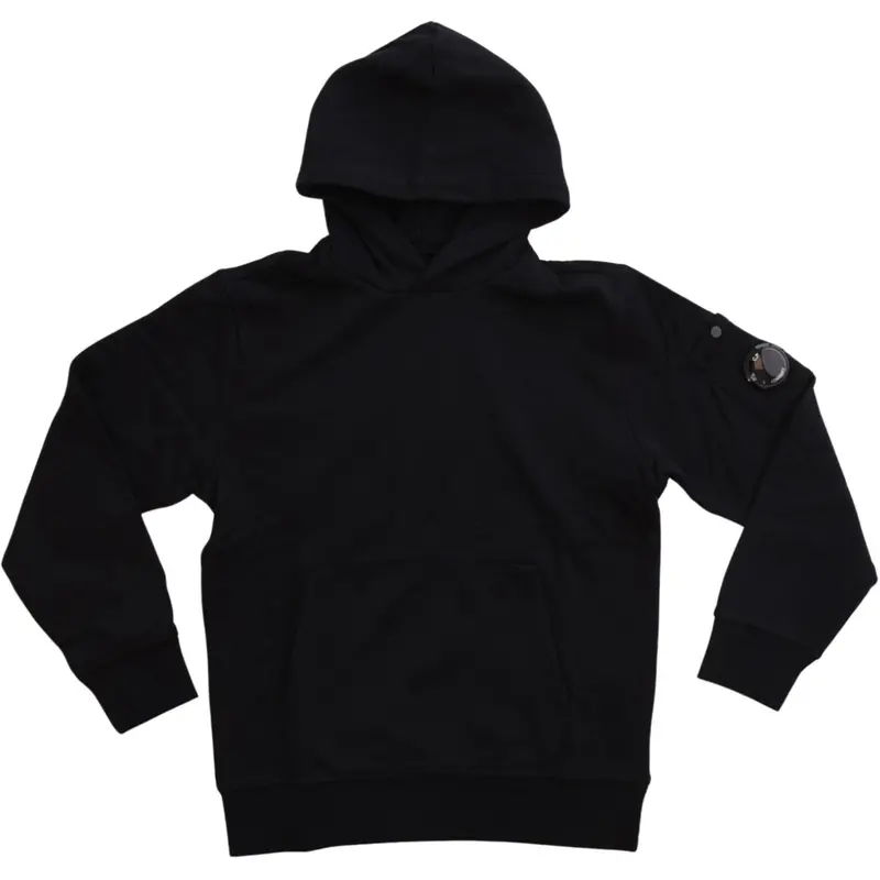 C.P. Company Black Sweatshirt W/Hood 1
