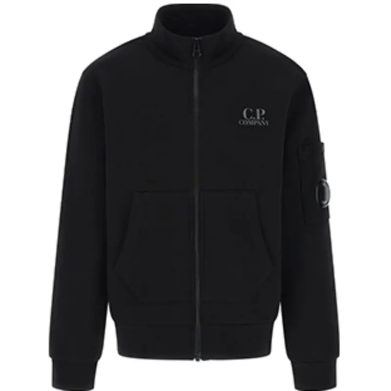 C.P. Company Black Zipped Sweatshirt 1
