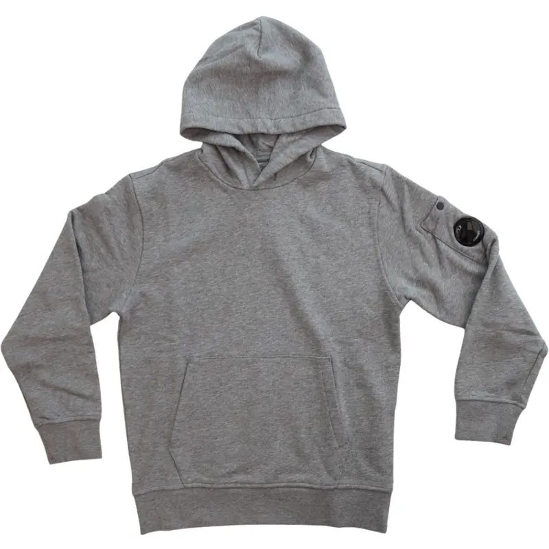 C.P. Company Melange Grey Sweatshirt W/Hood 1