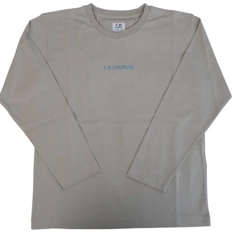C.P. Company Smoke Grey Long Sleeves T-Shirt 1