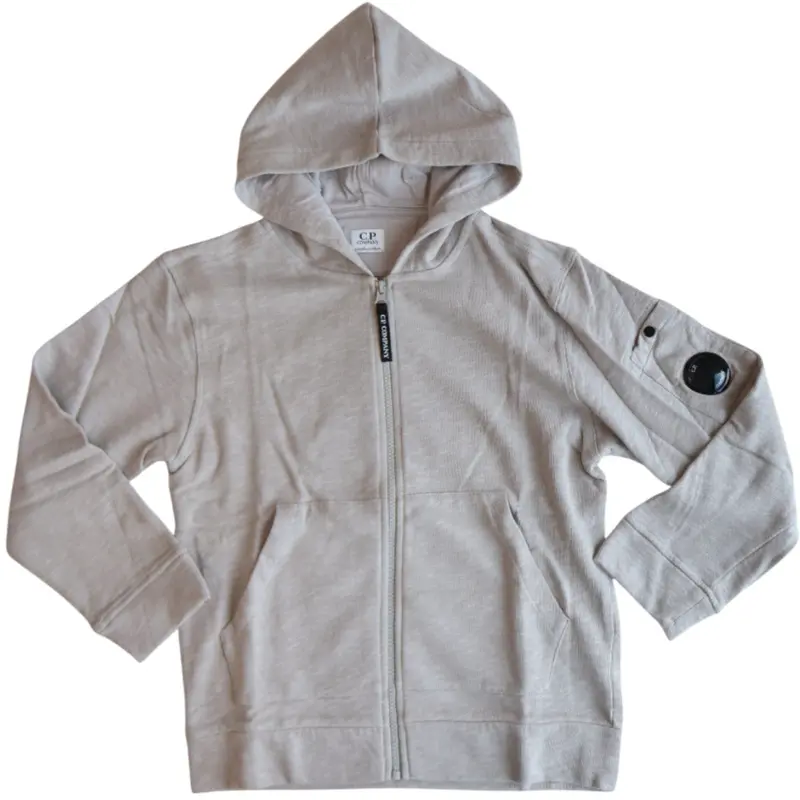 C.P. Company Smoke Grey Zip Sweatshirt/Hood 1