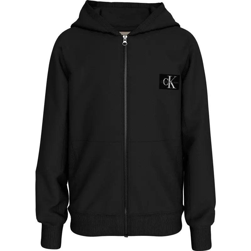 Calvin Klein Ck Black Badge Zip-Through Hoodie 1
