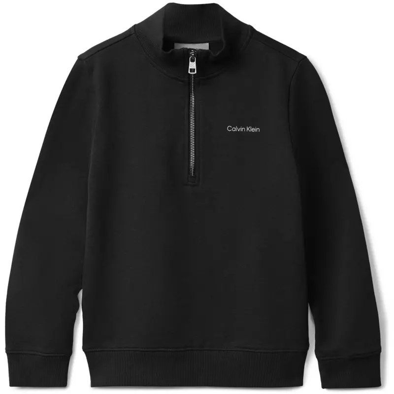 Calvin Klein Ck Black Chest Inst. Logo Half Zip 1