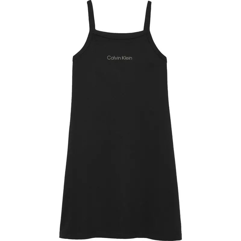 Calvin Klein Pvh Black Strap Punto Dress 1
