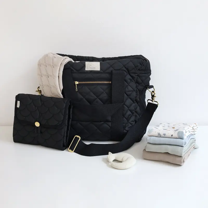 Cam Cam Copenhagen Black Changing Bag 2
