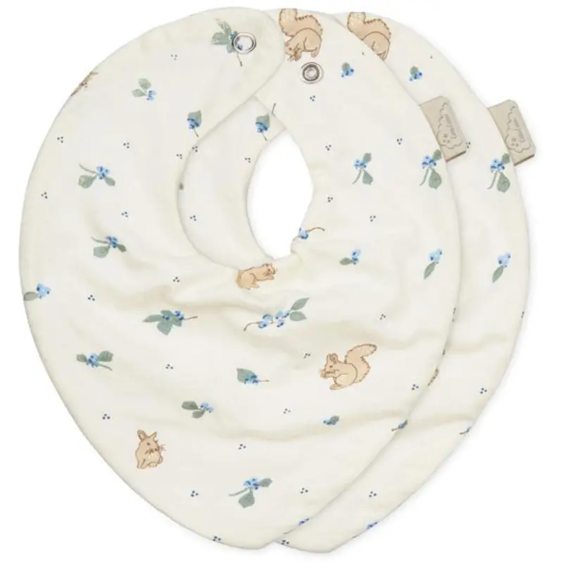 Cam Cam Copenhagen Blueberries Bandana Bib 2-Pack 1