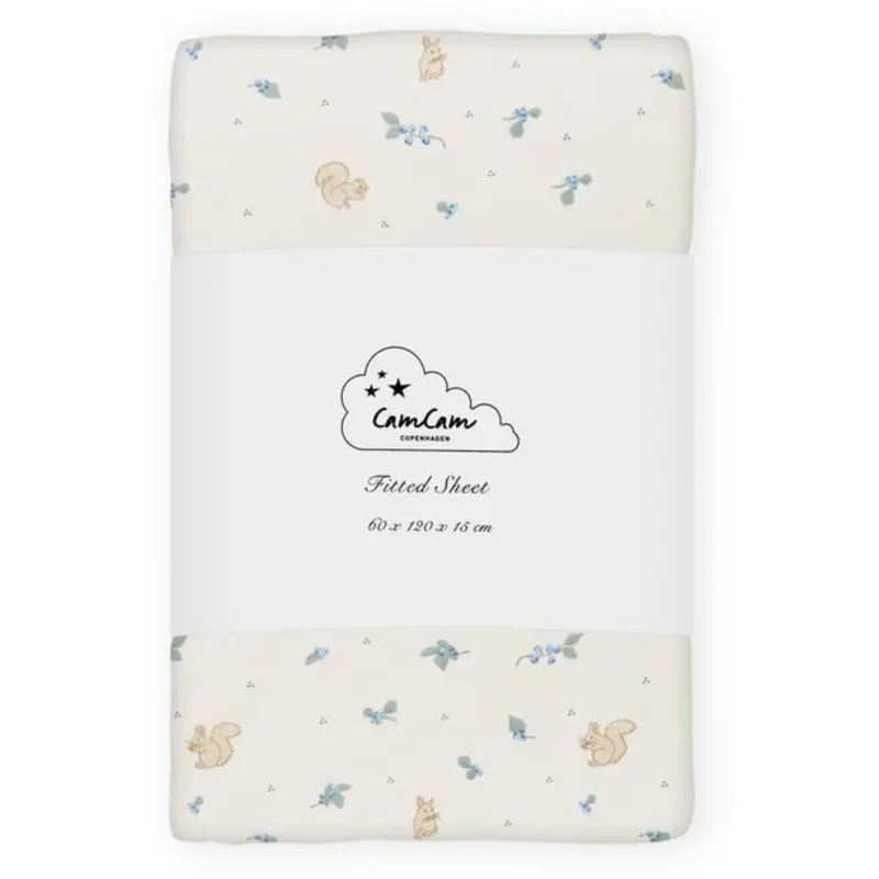 Cam Cam Copenhagen Blueberries Bedsheet Fitted 1