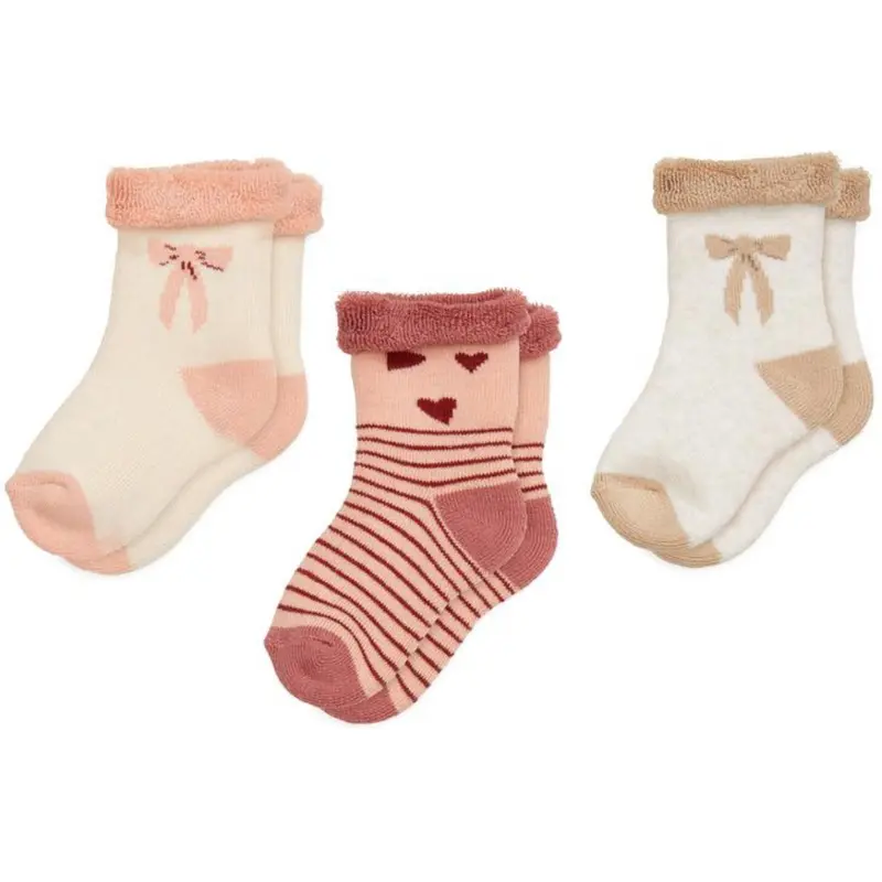 Cam Cam Copenhagen Bows Teddy Socks Safi 3-Pack 1