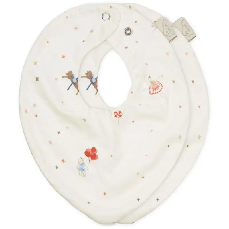 Cam Cam Copenhagen Carousel Bandana Bib 2-Pack 1