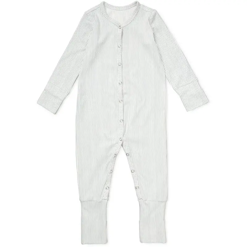 Cam Cam Copenhagen Classic Stripes Blue Baby Onesie Ellinor 1