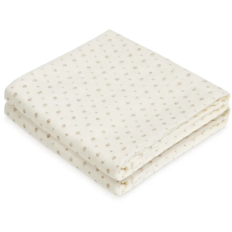 Cam Cam Copenhagen Rowan Printed Muslin Cloth 2-Pack 1