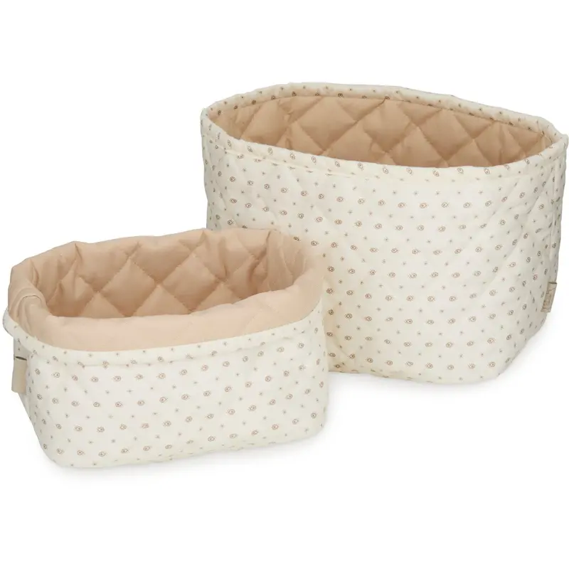 Cam Cam Copenhagen Rowan Quilted Storage Basket 2-Pack 1
