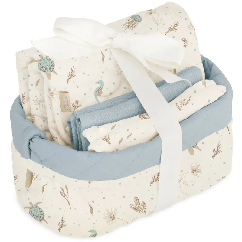 Cam Cam Copenhagen Sea Garden Baby Care Gift Set 1