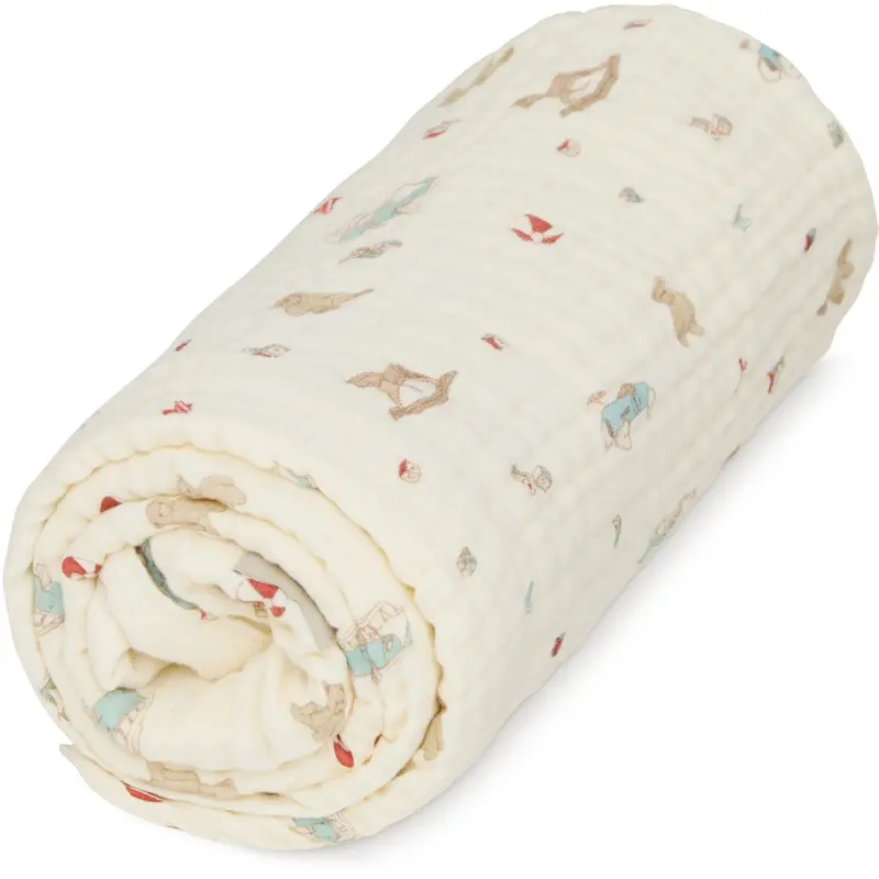 Cam Cam Copenhagen Vintage Toys Muslin Baby Blanket 1