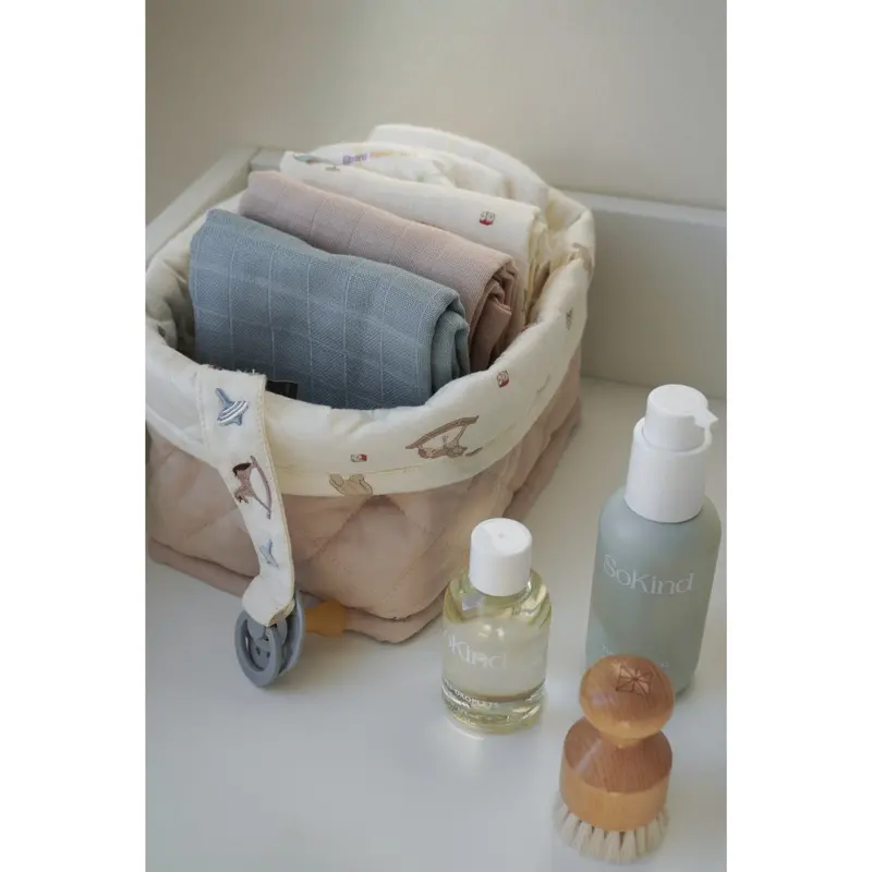 Cam Cam Copenhagen Vintage Toys Quilted Storage Basket 2-Pack 2