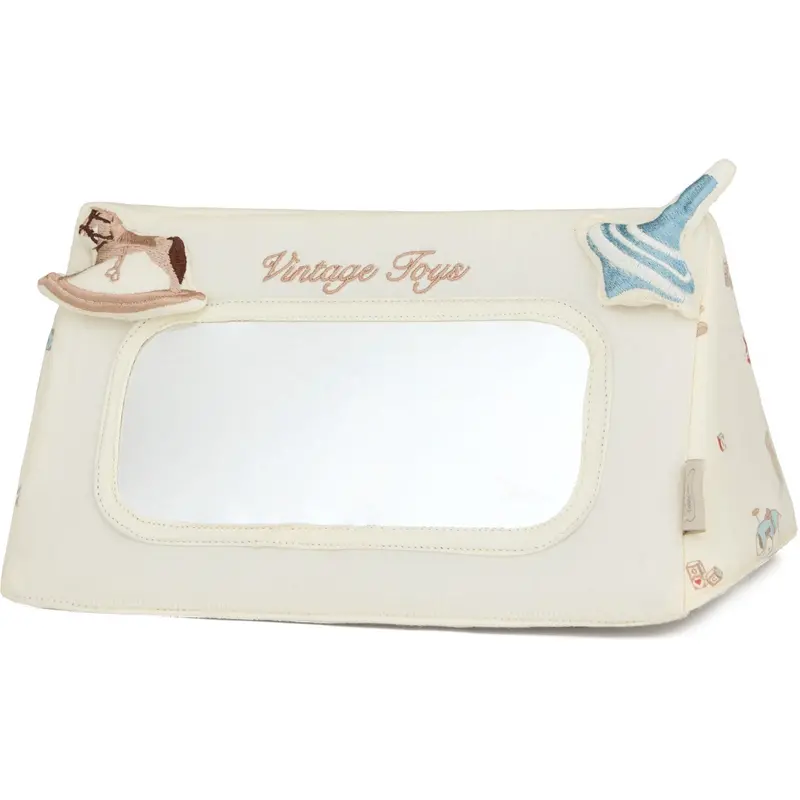 Cam Cam Copenhagen Vintage Toys Tummy Time Mirror 1