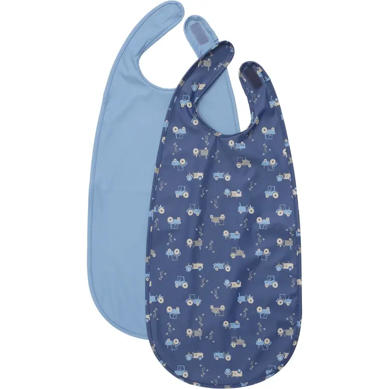 Celavi Blue Heaven Long Pu Bib 2-Pack 1