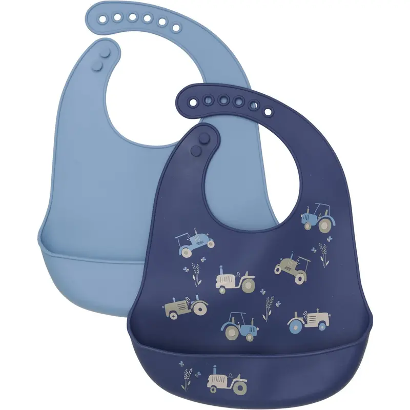 Celavi Blue Heaven Silicon Bib (2-Pack) 1