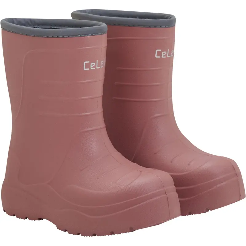 Celavi Brick Dust Thermal Wellies Embossed 1