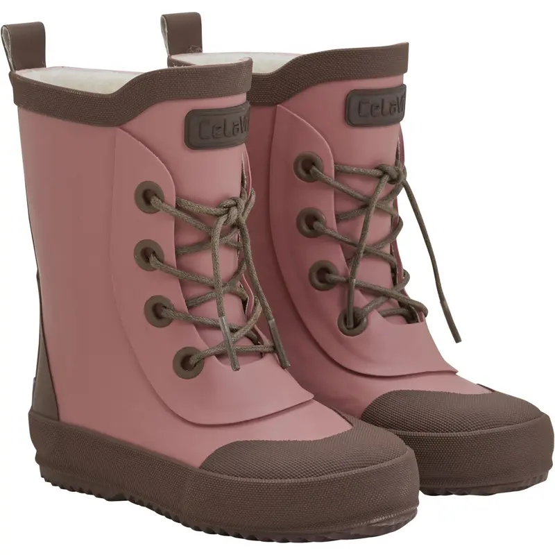 Celavi Brick Dust Thermal Wellies W. Wool Lining 1