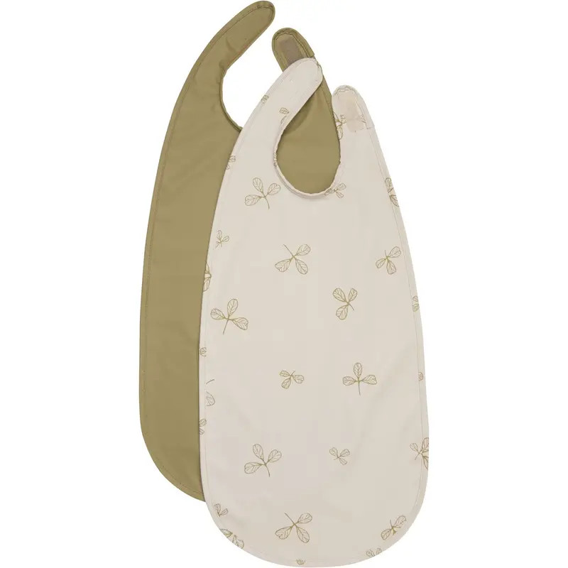 Celavi Khaki Long Pu Bib 2-Pack 1