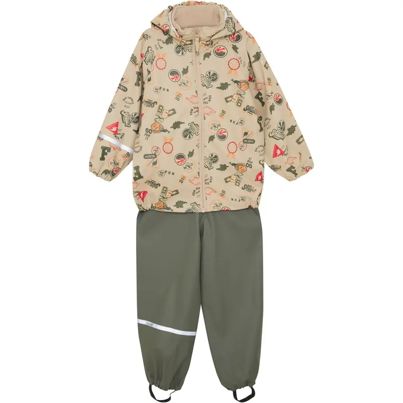Celavi Mulled Basil Rainwear Set - Aop 1