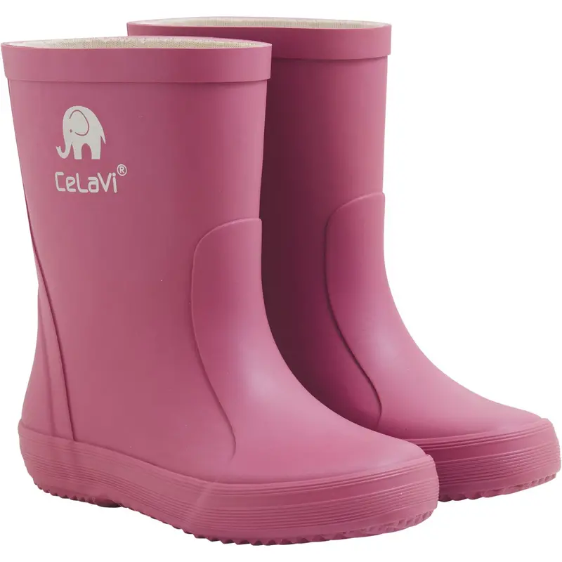 Celavi Rose Wine Basic Wellies -Solid 1
