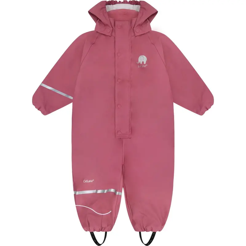 Celavi Rose Wine Rainwear Suit -Solid Pu 1