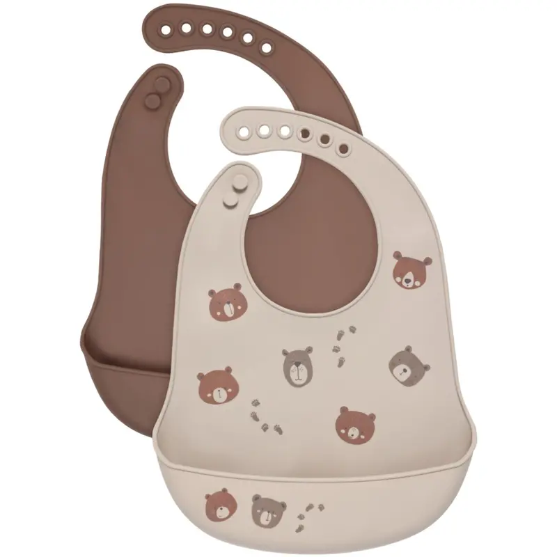 Celavi Silver Lining Silicon Bib (2-Pack) 1