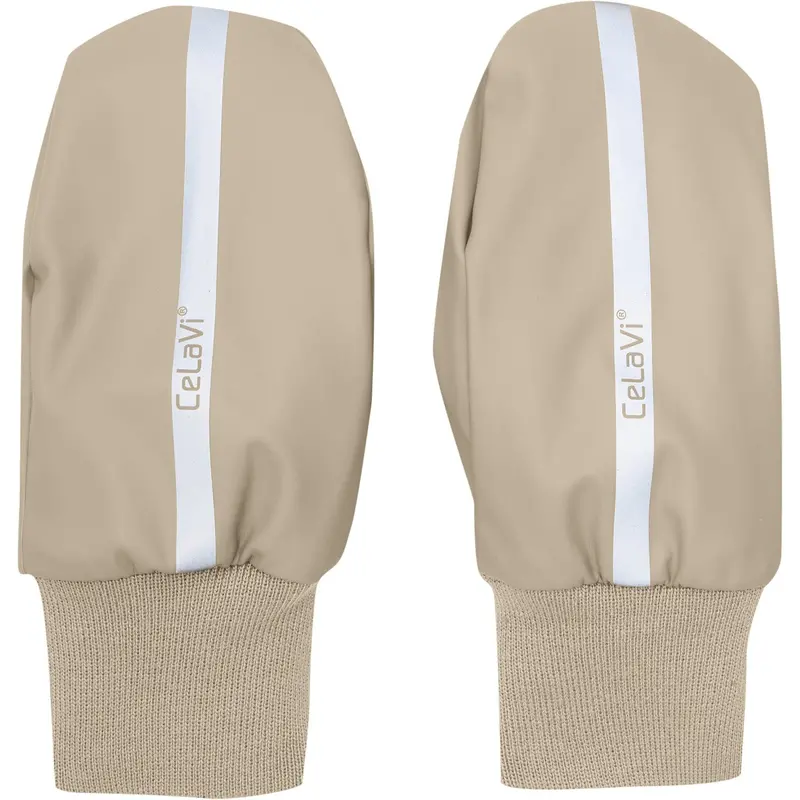 Celavi White Pepper Pu Padded Mittens 1
