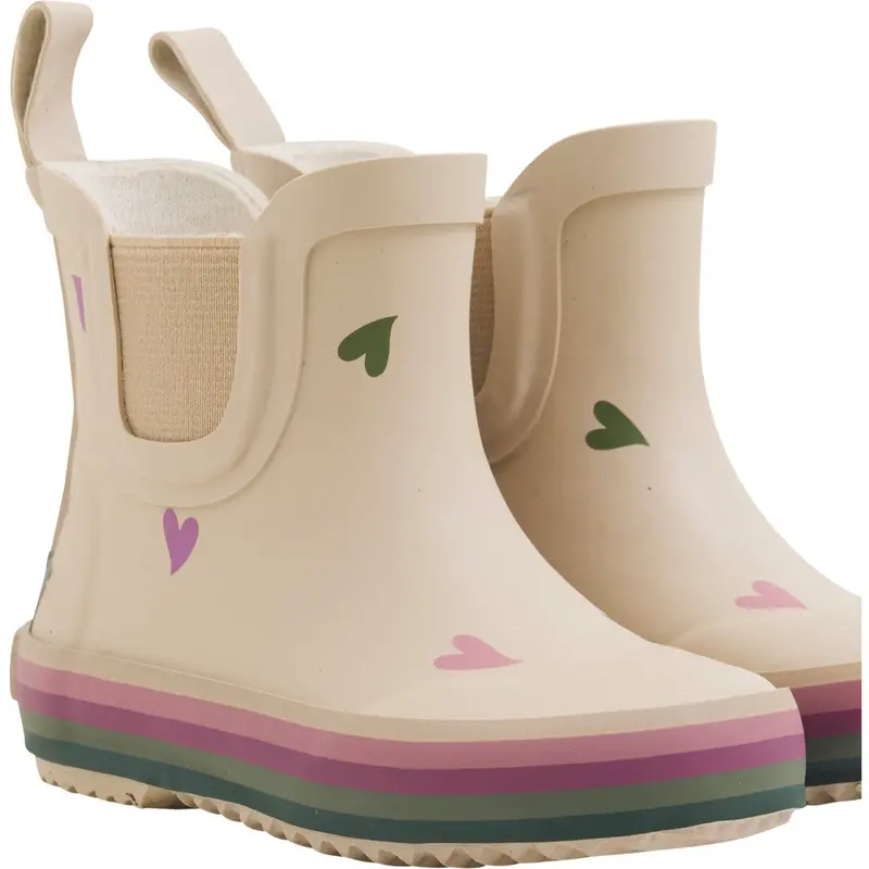 Celavi White Pepper Wellies Short - W. Badges 1