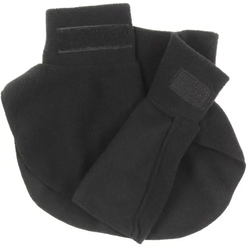 Cold Black Fleece Neck Velcro Gaitor - Jr 1