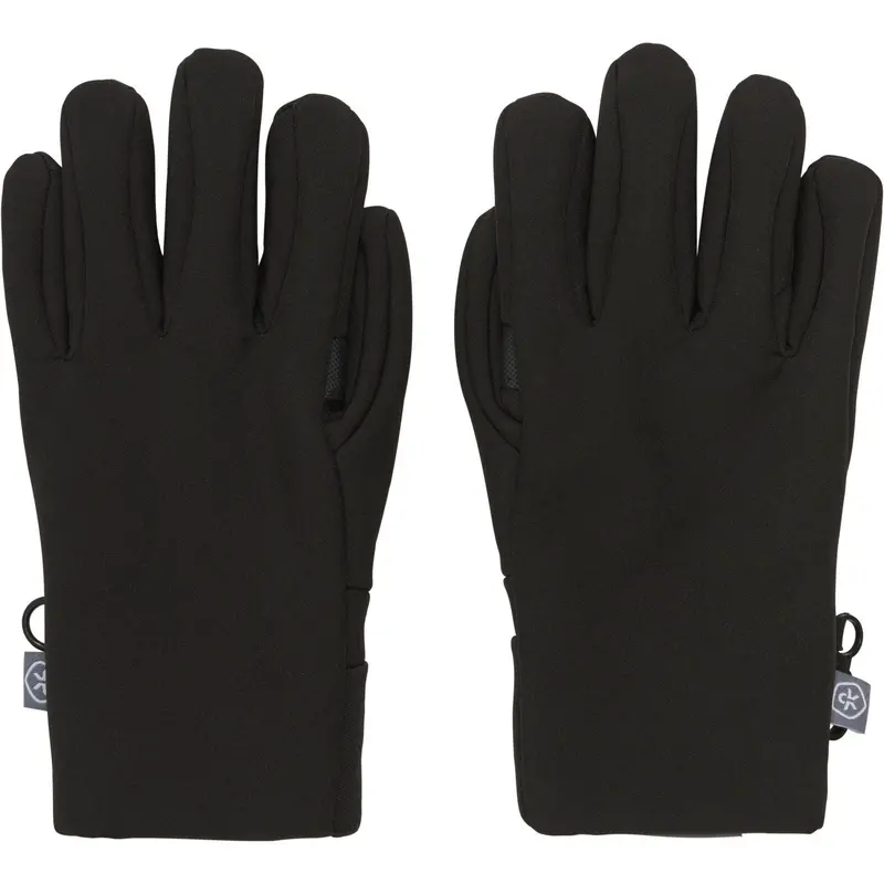 Color Kids Black Gloves Softshell 1