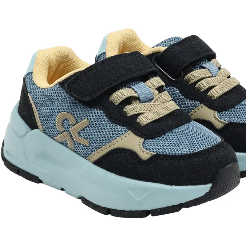 Color Kids Coronet Blue Shoes W. Velcro 1