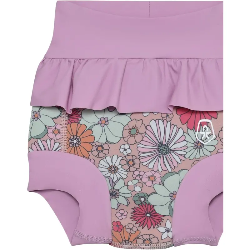 Color Kids Lavender Mist Trunks W. Frills, Aop 1