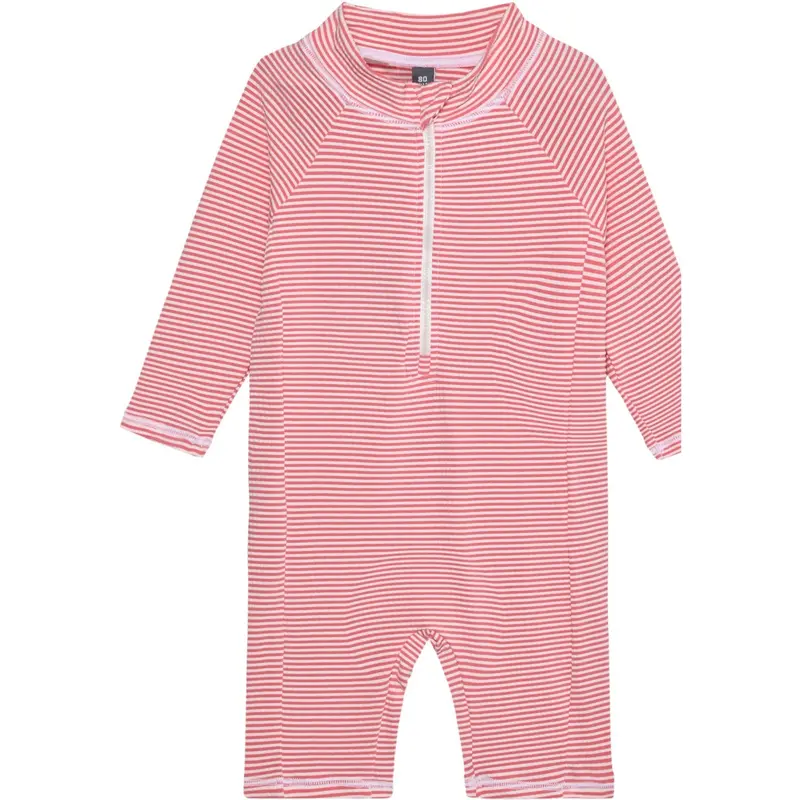 Color Kids Pink Lemonade Baby Suit L/S - Upf 60 1