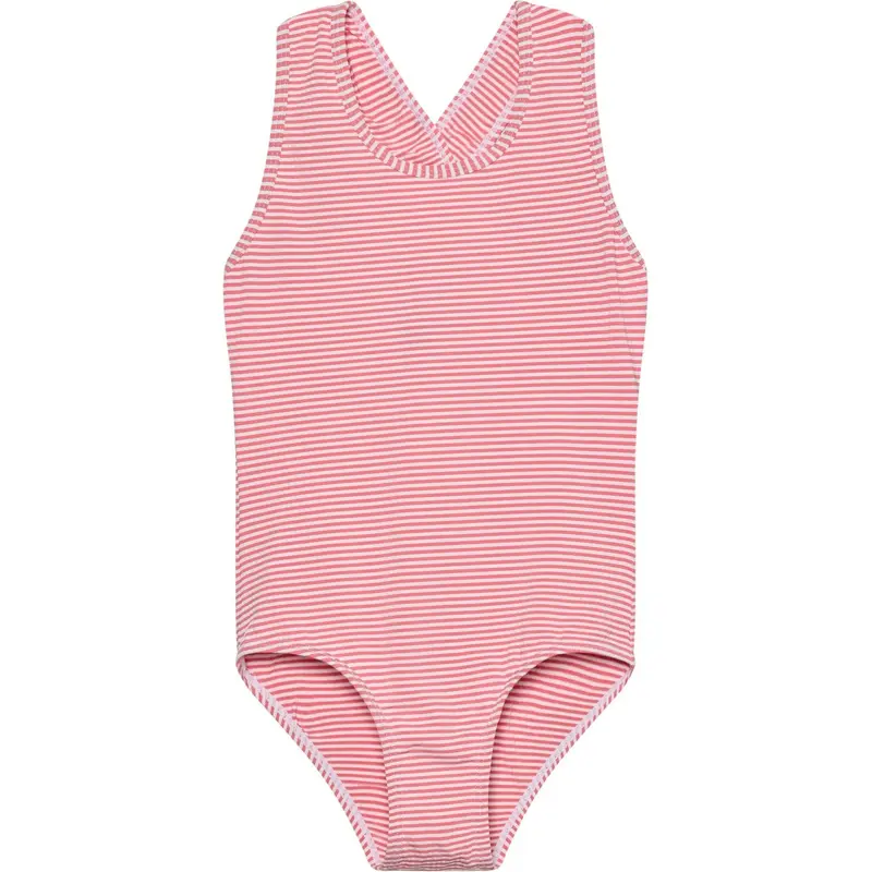 Color Kids Pink Lemonade Swimsuit, Seersucker 1