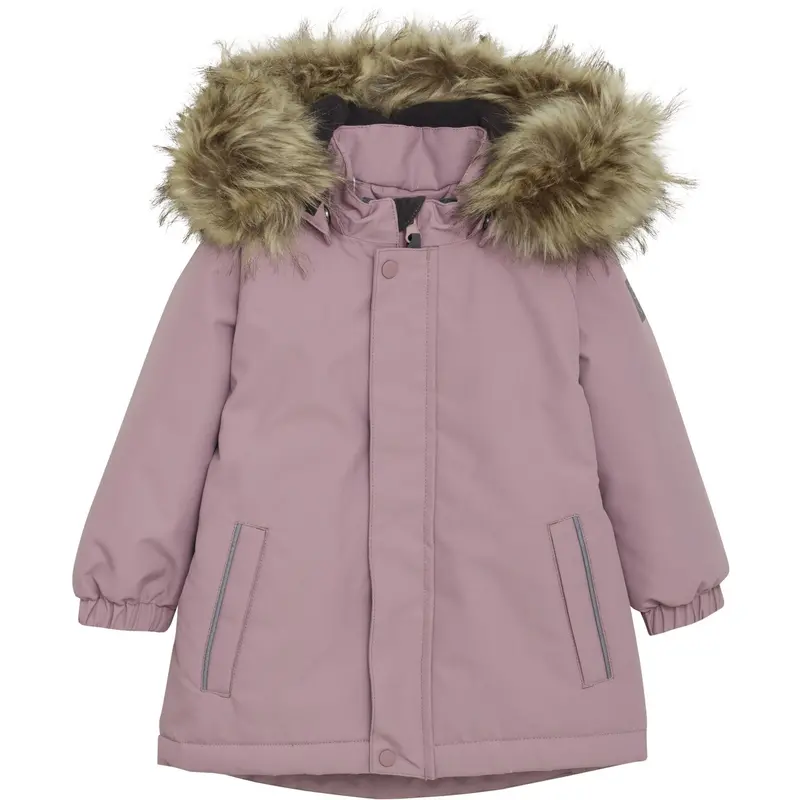 Color Kids Woodrose Baby Parka W. Fake Fur 1