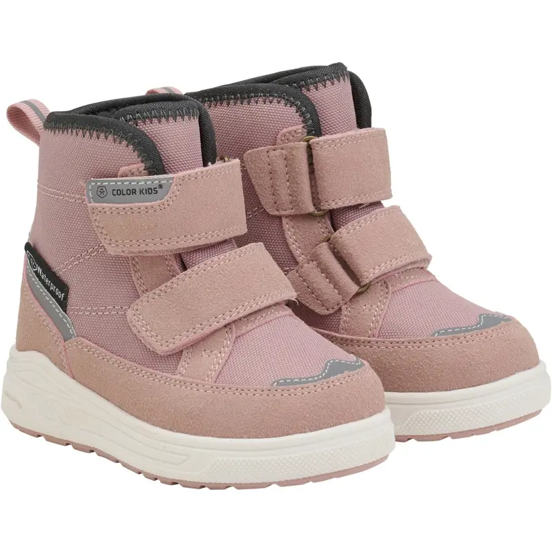 Color Kids Woodrose Boots W. Velcro Waterproof 1