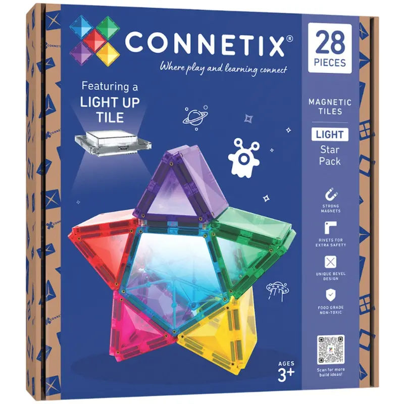 Connetix Multicolour Light Star Pack 28 Pcs 1
