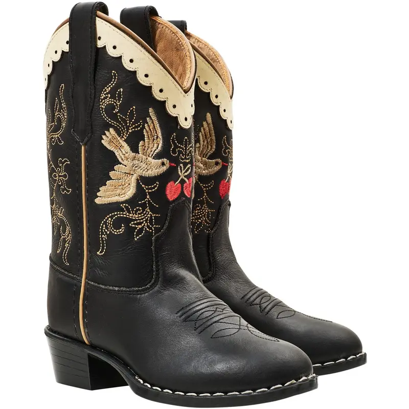 Copenhagen Colors Black Dove Limited Cowboy Boots 1