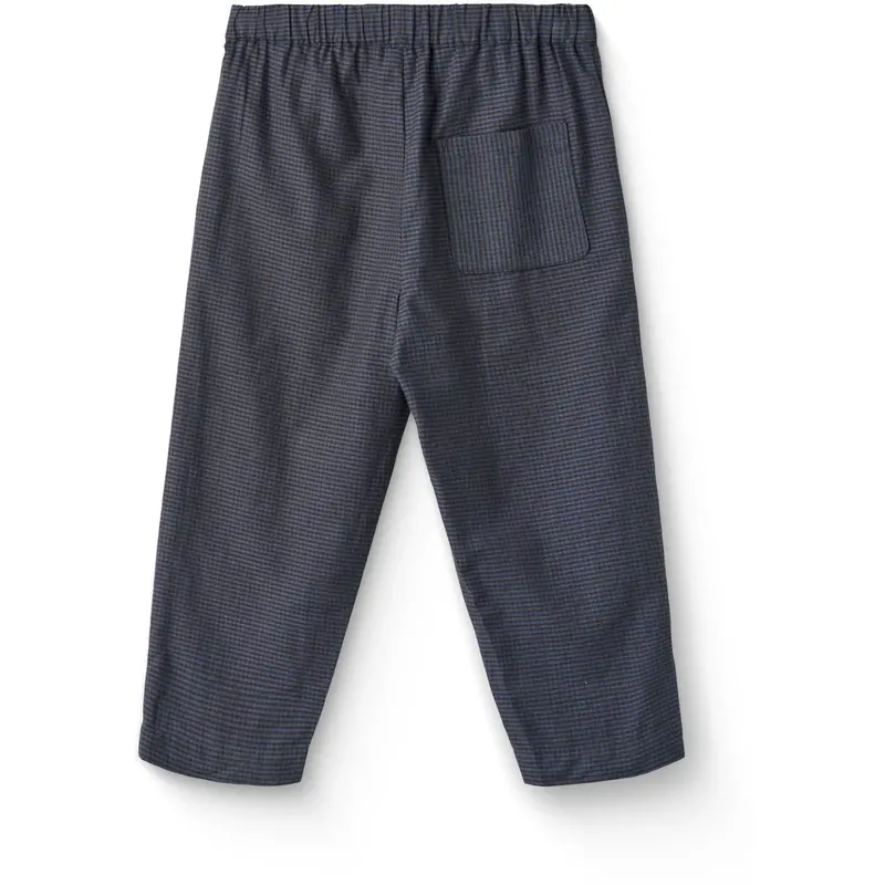 Copenhagen Colors Brown/Blue Check Comb. Check Pants 2