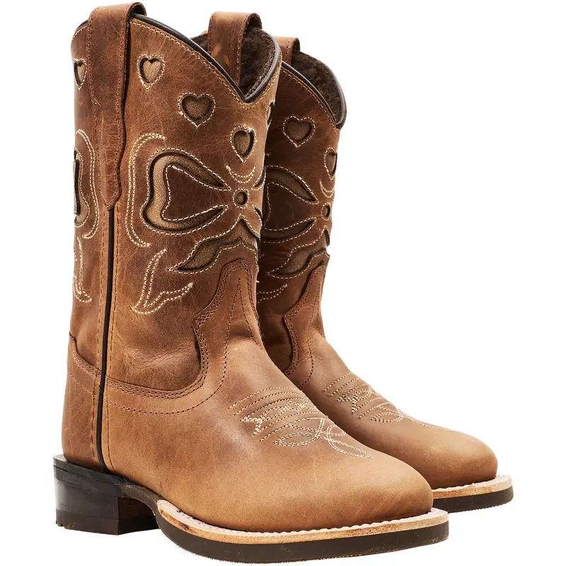 Copenhagen Colors Cognac Bow Limited Ranger Boots W. Warm Lining 1