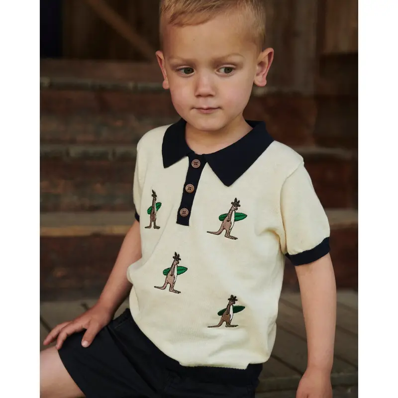Copenhagen Colors Cream Comb. Polo W. Embroidery 2