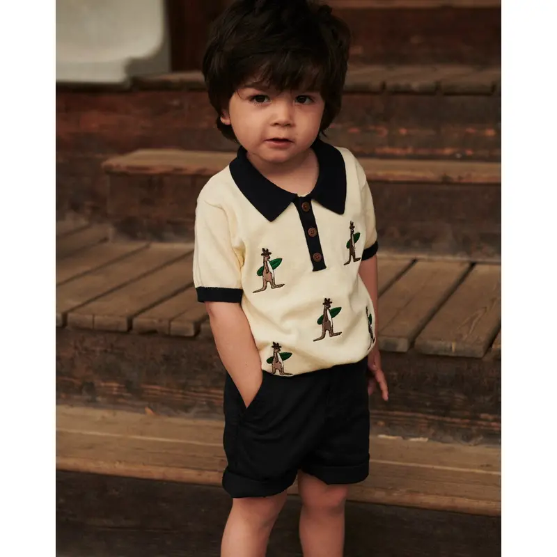 Copenhagen Colors Cream Comb. Polo W. Embroidery 3